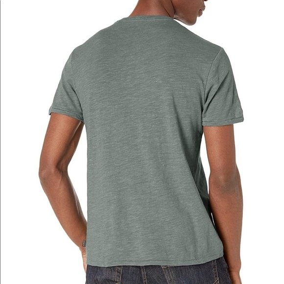 NWT Men Lucky Brand green linen shirt short sleeve - Picture 2 of 7